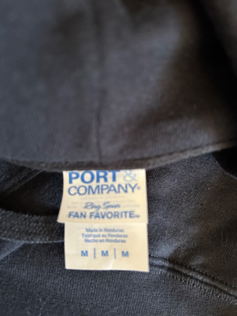 Port and Company Navy Hoodie with White Hawaii Map - Picture 5 of 5